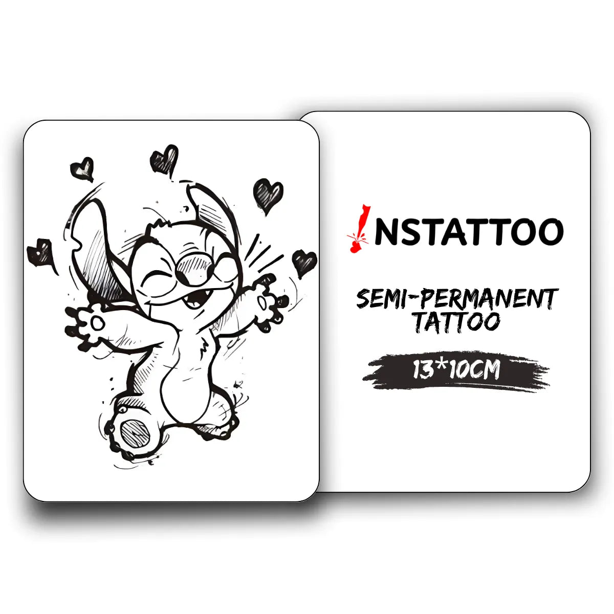 Love Stitch - Halb-permanentes Tattoo