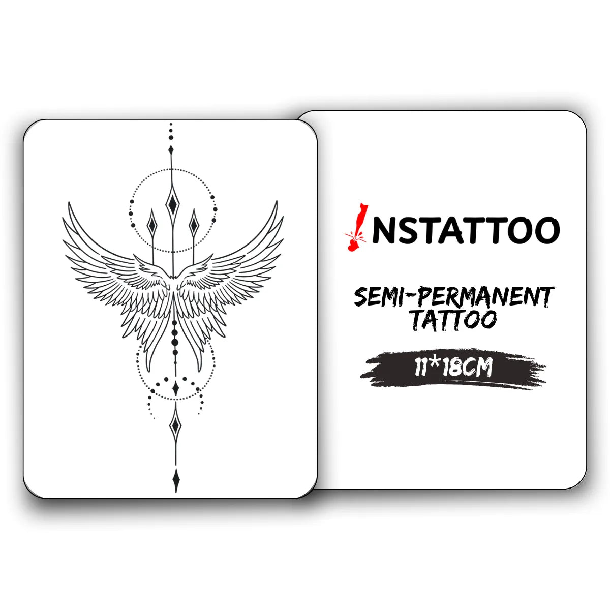 Lucifer - Halb-permanentes Tattoo