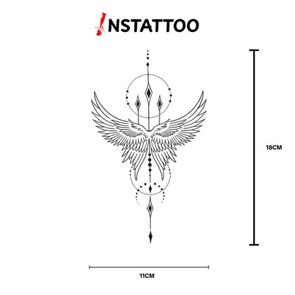 Lucifer - Halb-permanentes Tattoo
