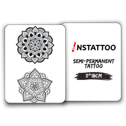 Mandala II - Halb-permanentes Tattoo