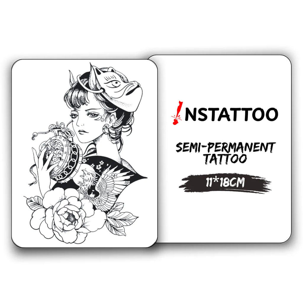 Muzan - Halb-permanentes Tattoo