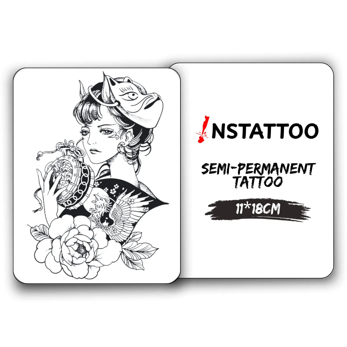 Muzan - Halb-permanentes Tattoo