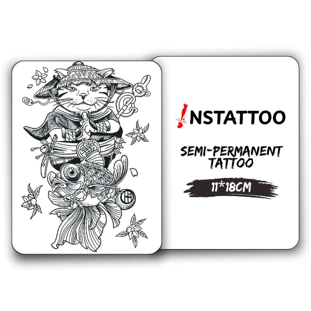 Nekomaru - Halb-permanentes Tattoo