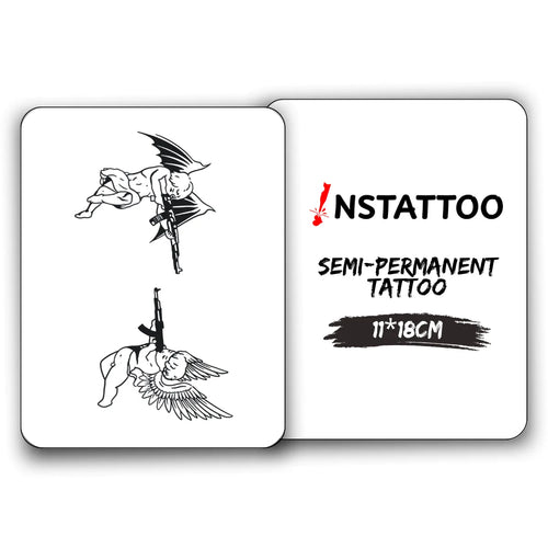 Neogrek Couple - Halb-permanentes Tattoo