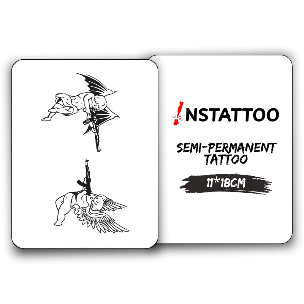 Neogrek Couple - Halb-permanentes Tattoo