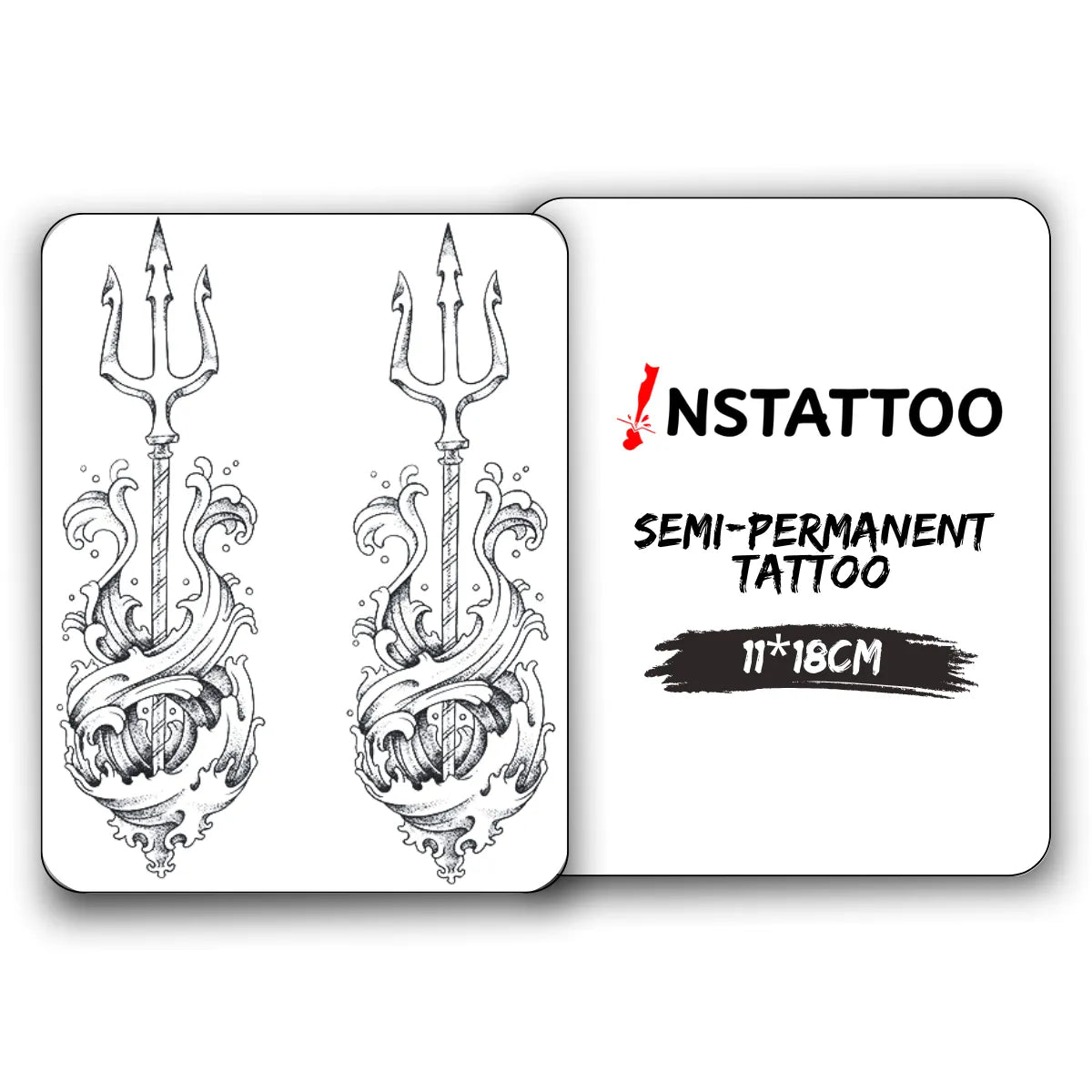 Neptun 2 - Halb-permanentes Tattoo