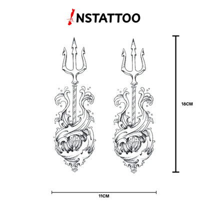 Neptun 2 - Halb-permanentes Tattoo