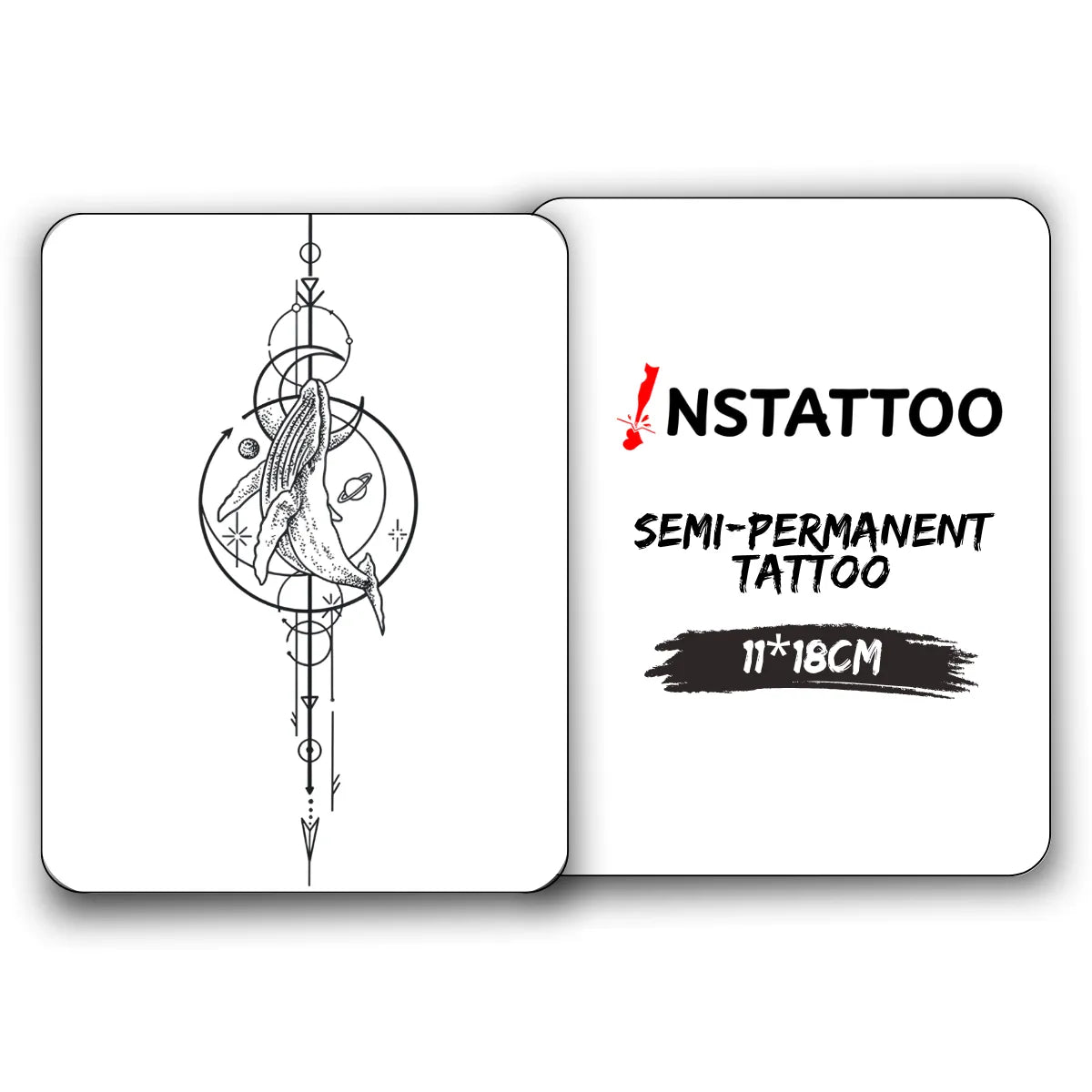 Ocean V2 - Halb-permanentes Tattoo