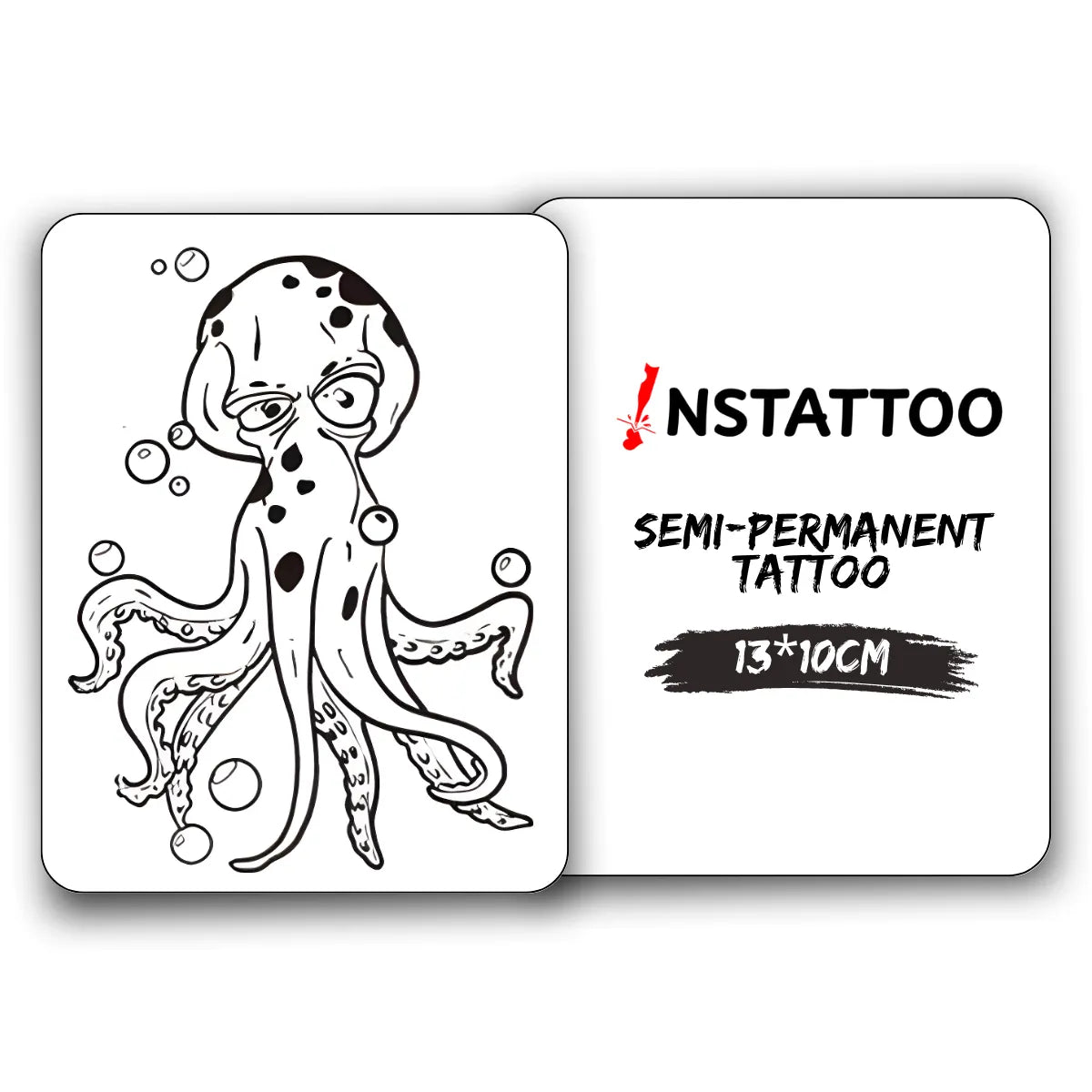 Octopus - Halb-permanentes Tattoo