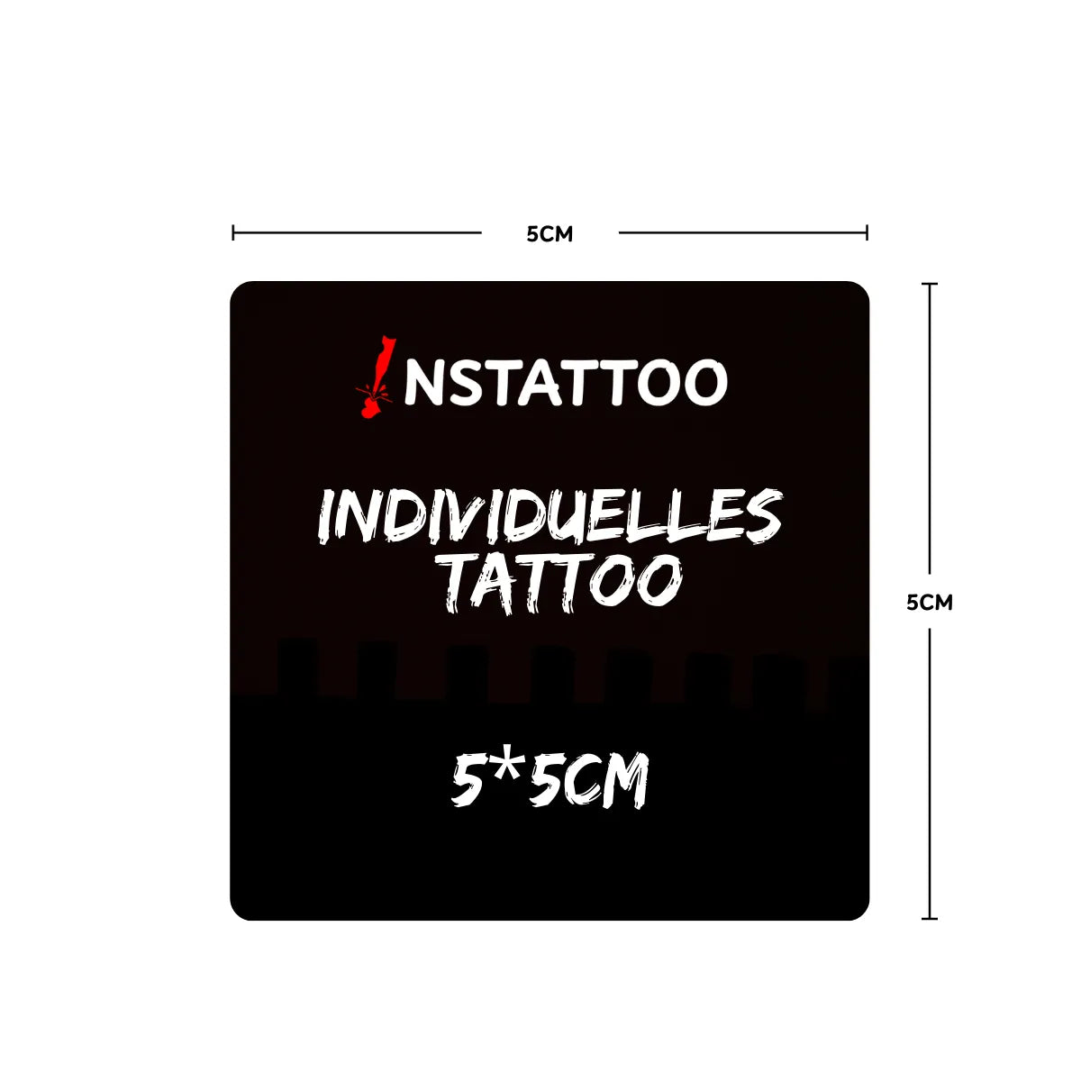 Individuelles semi-permanentes Tattoo