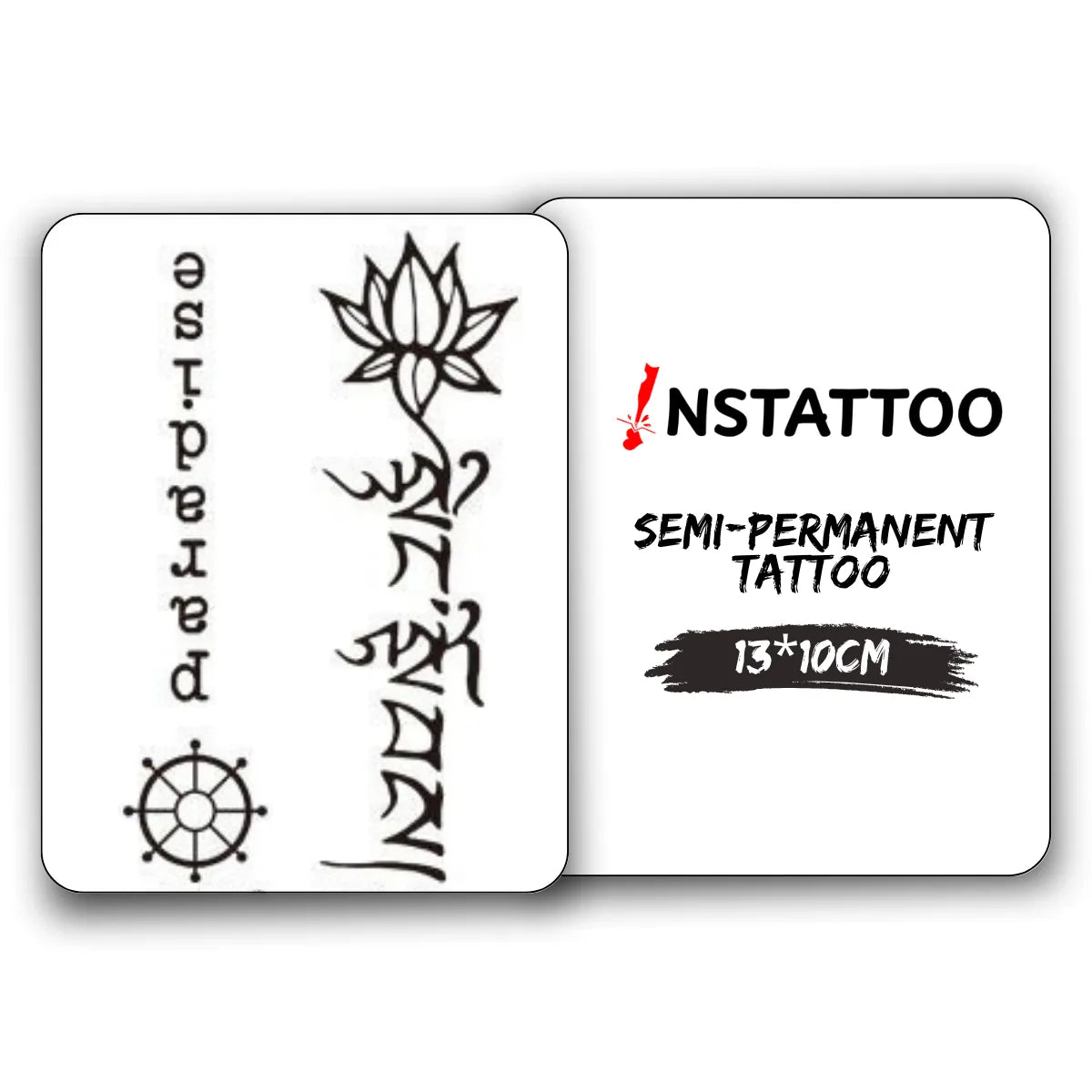 Paradise - 2 Piece - Halb-permanentes Tattoo