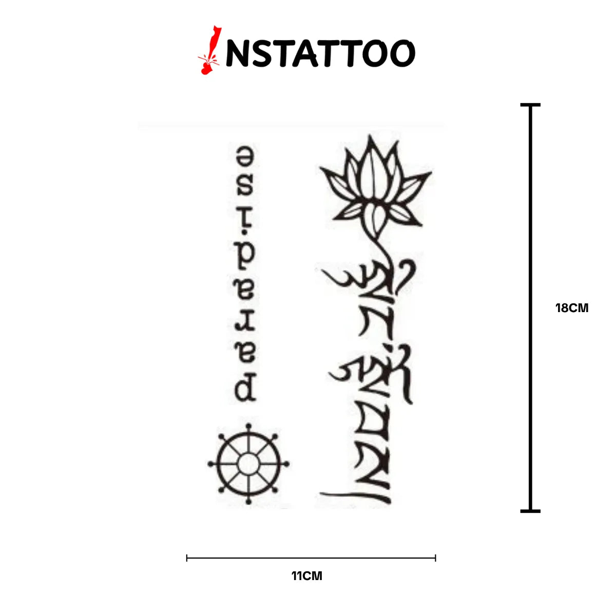 Paradise - 2 Piece - Halb-permanentes Tattoo