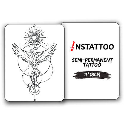 Phoenix - Halb-permanentes Tattoo