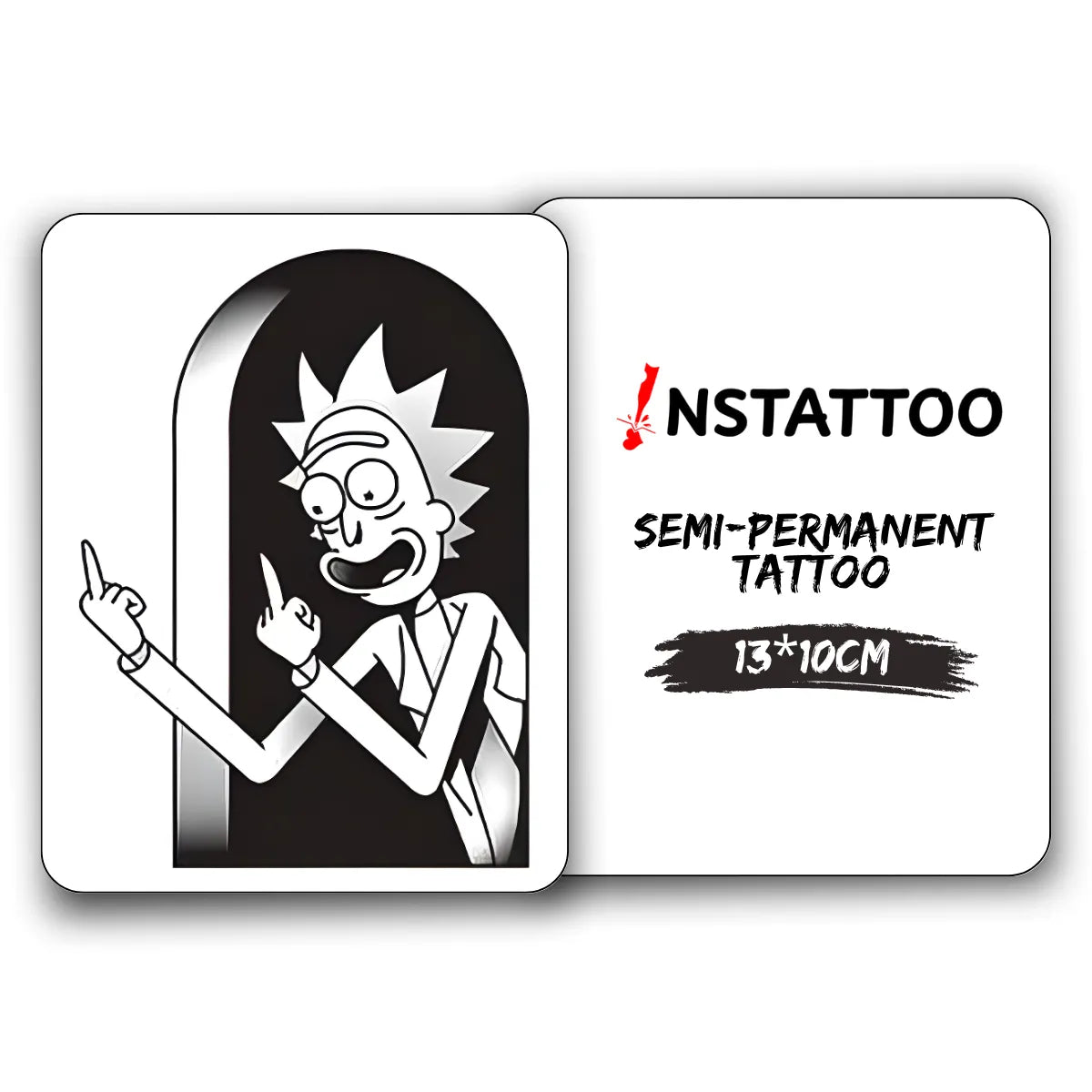 Rick - Halb-permanentes Tattoo