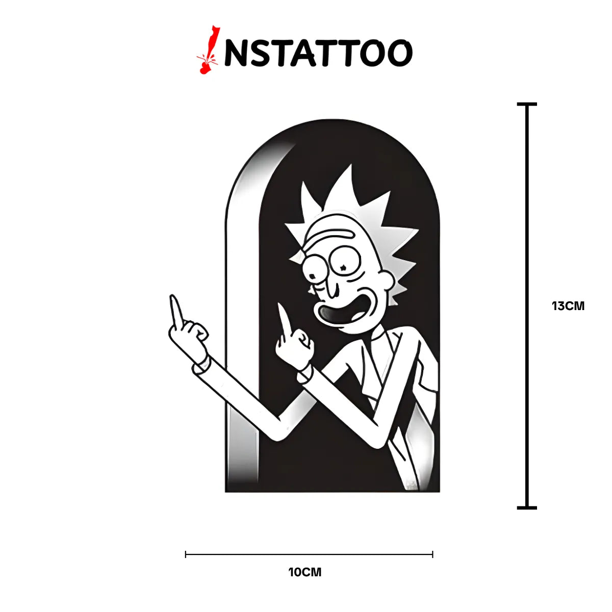 Rick - Halb-permanentes Tattoo