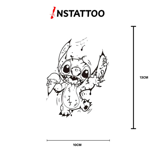 Stitch - Halb-permanentes Tattoo