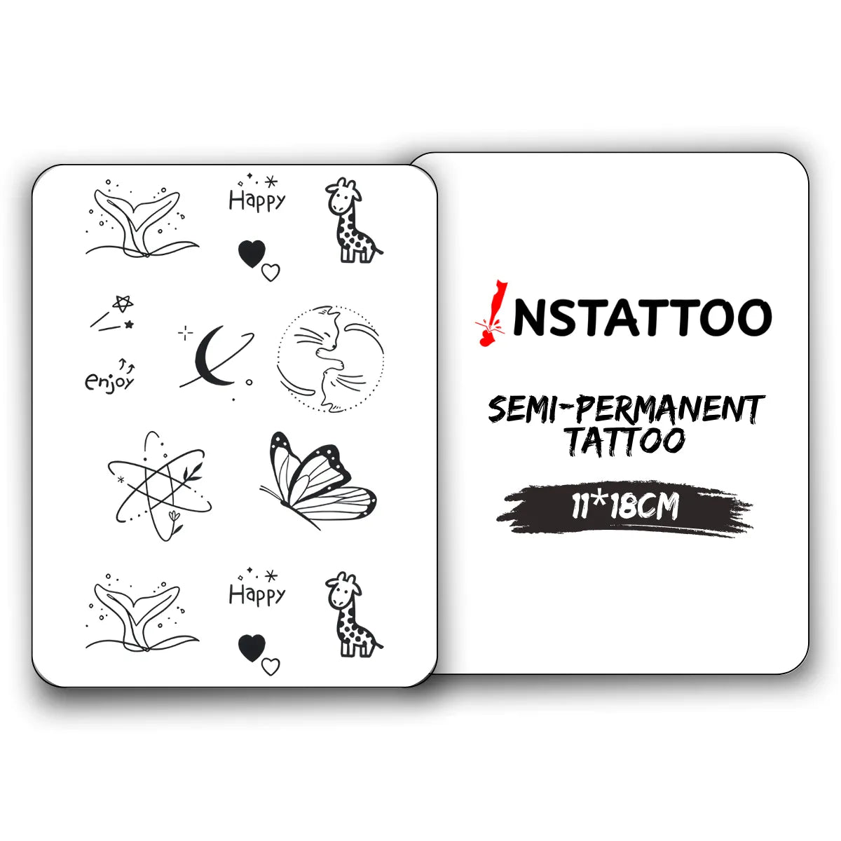 (11 Tattoo ) Sweet Package - Halb-permanentes Tattoo