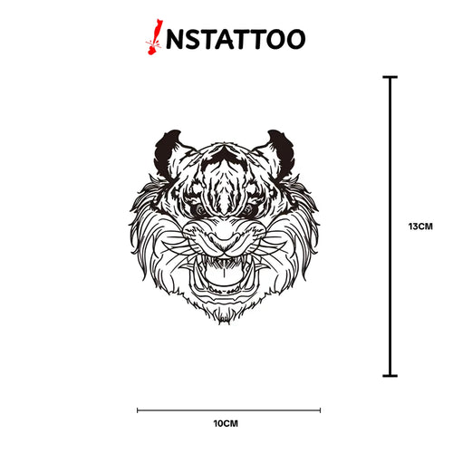 Tiger - Halb-permanentes Tattoo