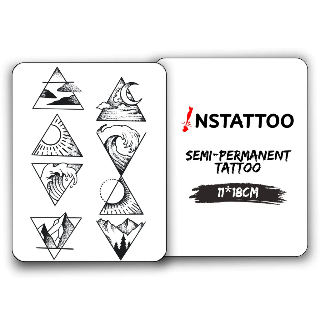 Triangle - Halb-permanentes Tattoo