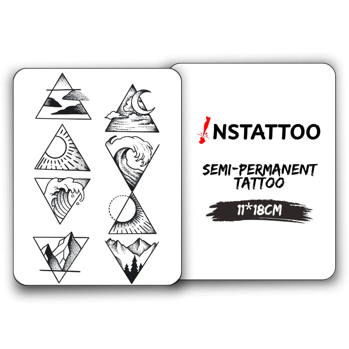 Triangle - Halb-permanentes Tattoo