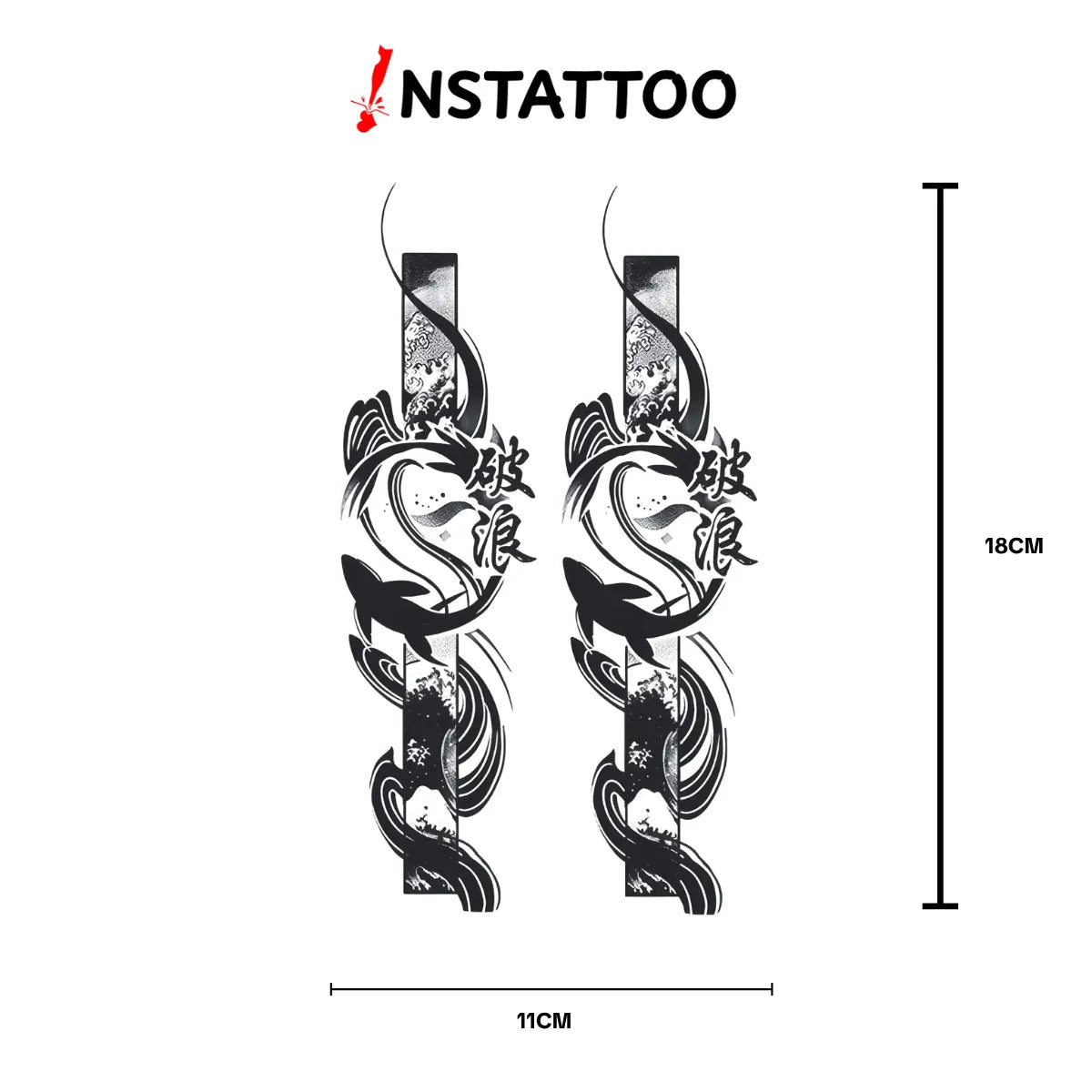 Yue Couple - Halb-permanentes Tattoo