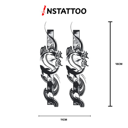 Yue Couple - Halb-permanentes Tattoo